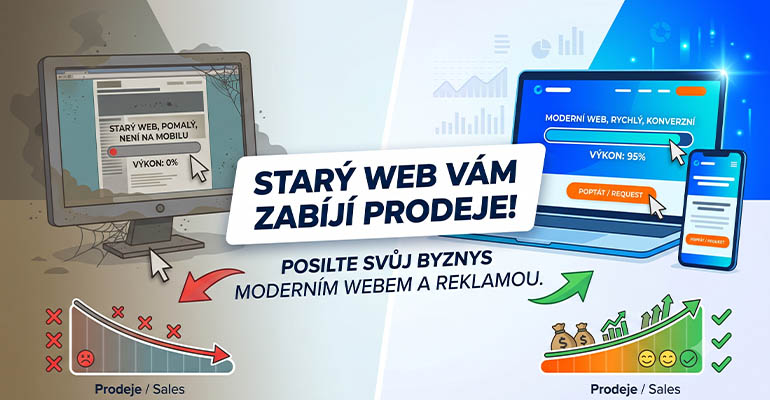 starý web je k ničemu